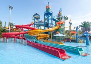 2025 Tùy Chỉnh Đa Cấp Sợi Thủy Tinh Trượt Nước Chơi Lâu Đài Hệ Thống Tương Tác Pháo Nước Cầu Vui Chơi Giải Trí PE Vật Liệu Kim Loại - Product Image 2