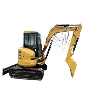 Excavadora usada CAT 303 original de Japón, excavadora de segunda mano con pista de goma Dozer a la venta