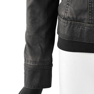 Chaqueta de cuero de oveja para mujer, chaqueta de piel de oveja negra y marrón, ropa Inspire, nueva moda - Product Image 4