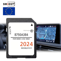 SMIOST MMCS Android Car Auto CID GPS mapas navegación tarjeta de memoria SD para Mitsubishi A384 2024 Europa ASX L200 Pajero