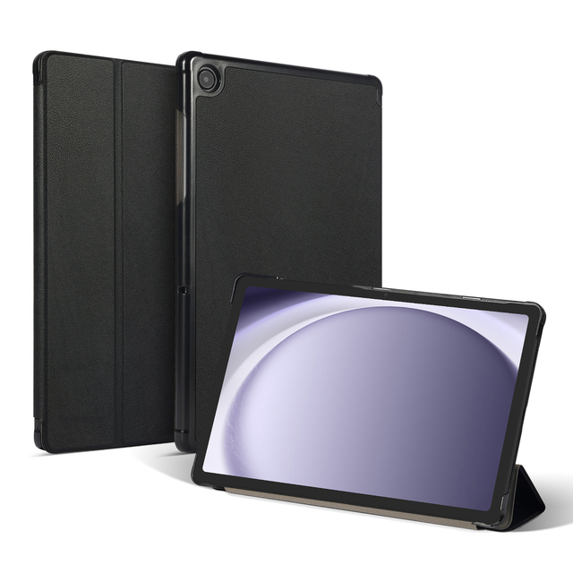 Tri-fold Slim Folio Magnetic Stand Hard Back Shell Protective Smart Cover Case for Samsung Galaxy Tab A9 A9+