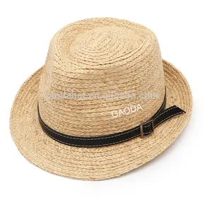 כובע קש לבן שחור זול אופנה בנות חוף נשים קיץ כובעי פדורה כובעי נשים