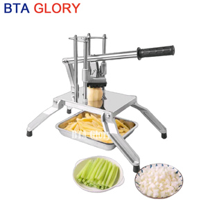 Thép không gỉ điện Fry <span class=keywords><strong>Slicer</strong></span> khoai tây SLITTER khoai tây Dải cắt trái cây rau đẩy thanh Máy cắt - Product Image 4