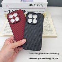 Funda Protectora para iPhone 17 Pro Max con Diseño Animal, Patrón de Fibra de Carbono, Silicona, Cuero y Protección Contra Impactos