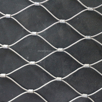 L24 Öse SS Inox Drahtseil netz Ferrule Flexibles Edelstahls eil gitter