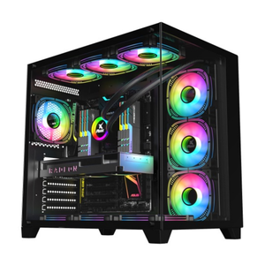 <span class=keywords><strong>Caja</strong></span> de <span class=keywords><strong>PC</strong></span> ATX con Ventiladores: una <span class=keywords><strong>Caja</strong></span> de <span class=keywords><strong>PC</strong></span> Tipo Torre Diseñada para un Flujo de Aire Óptimo - Product Image 1