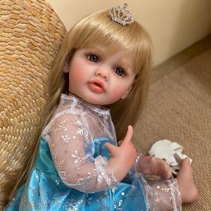 Muñeca Reborn OtardDolls de 50 cm, Muñeca Princesa Elsa, Muñeca Bebé Realista para Adolescentes - Product Image 1