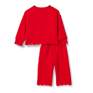 Abbigliamento per Bambine Nuova Collezione Set di Vestiti Raffinati per Bambine e Neonate Outfit Moda Autunno Inverno Due Pezzi - Product Image 1