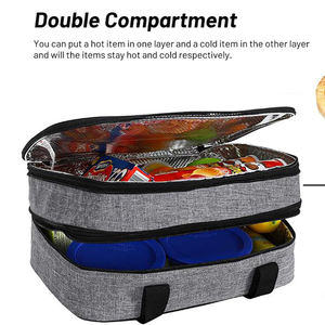 Лучшая популярная сумка-холодильник с двойной изоляцией для еды на открытом воздухе с удобными функциями - Product Image 3