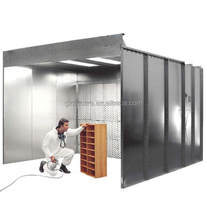Cabina de Pintura Abierta MINI AUCARE A-01 de 2m/1m con Filtro de Fibra de Vidrio, Iluminación LED y Soporte Móvil para Pintura a Base de Agua para Bricolaje - Product Image 1