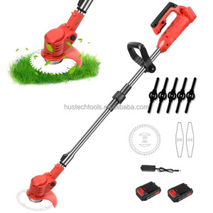 Coupe-herbe électrique DIY sans fil 24V avec poignée droite et fonction tronçonneuse - Product Image 4