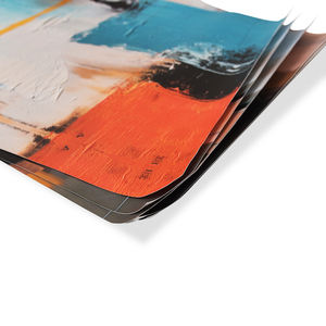 خط أسود بسيط تجريدي مؤطر لوحات زخرفية للجدران طباعة قماش موضوع صورة - Product Image 4