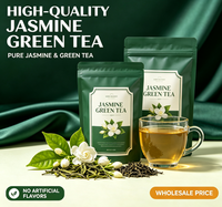 Thé vert au jasmin d'Anhui de haute qualité OEM/ODM - Jasmin pur et thé vert favorisant la digestion, prix de gros, sans arômes artificiels