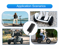 Chargeur de batterie au lithium 36V 42V 4A avec différents connecteurs DC, certifié UL KC RCM ETL CB CE FCC RoHS