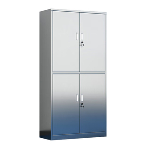 <span class=keywords><strong>Armoire</strong></span> de stockage de meubles d'hôpital de 4 portes d'acier inoxydable de conception moderne avec la serrure de sécurité pour l'usage de médecine et de <span class=keywords><strong>pharmacie</strong></span> - Product Image 3