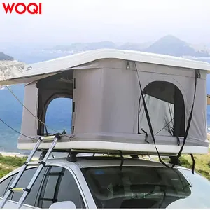 Woqi Custom רכב אוהל כפול סיור רכב נסיעות גג מיטת חיצוני קשיח מעטפת מיובא גג קמפינג אוהל