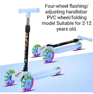 Facetory – trottinette pliable à 3 <span class=keywords><strong>roues</strong></span> pour enfants avec lumière led, vente en gros, chine, <span class=keywords><strong>2022</strong></span> - Product Image 3
