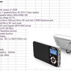 Radio FM Portátil Clásica Retro en Oferta, Recargable, con Función Bluetooth, Mini Radio para el Hogar - Product Image 6