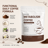 Fournisseur d'usine : Poudre de café fonctionnelle avec mélange botanique d'Inuline, saveur naturelle pour une routine de bien-être quotidienne