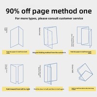 Impression de dépliants promotionnels pour entreprises et hôpitaux, format personnalisé, 70 % pages, 4 livrets, impression offset, plastification, logo personnalisé