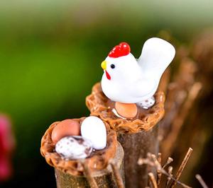 Crafts Terrarium Figurine <strong>Fairy</strong> <strong>Garden</strong> Dollhouse Chicken Animals <strong>Statue</strong> Figures Decor Miniature Bonsai DIY Resin for Teens Gift - Product Image 5
