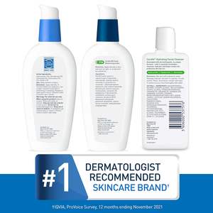 Ensemble de lotion hydratante pour le visage AM/PM et nettoyant hydratant, 3 fl oz chacun, pour peaux normales à sèches - Product Image 6