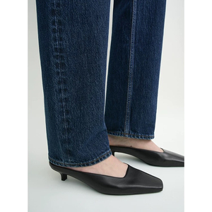 <span class=keywords><strong>Mule</strong></span> tendance en cuir véritable avec rivets et lanières pour femme – Confortable pour l'été et toutes les saisons - Product Image 4
