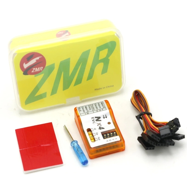 ZMR NX4 PRO EVO Flight Controller 3D Flight Gyroscope Balance Fixed-wing Aircraft Support Rate/Hold/Gyro Flight Controller