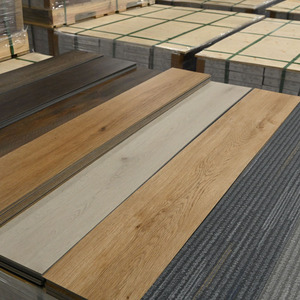 Lantai Vinyl Plank PVC LVT Tahan Air Perekat Tempel dari Gudang AS, Lantai Hibrida Motif Kayu, Lantai LVP - Product Image 2