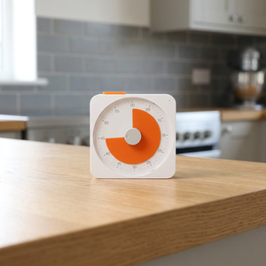 60 Minute Square Plastic Eco-Friendly AAA Battery Pomodoro <b>Timer</b> <b>Light</b> Magnetic Mechanical Kitchen Visual Study <b>Timer</b> for Kids - Product Image 3