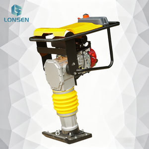 Apisonadora de Motor de Gasolina HCR110 de Fácil Maniobrabilidad, 75 kg, Ligera, para Construcción de Carreteras, Altura de Salto de 45-75 mm - Product Image 3