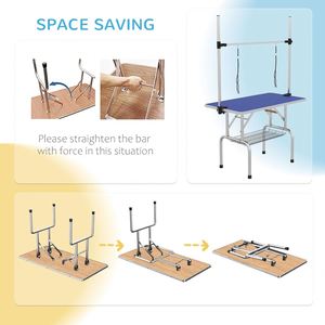 Large Size Portable <b>Folding</b> Pet Dog Grooming <b>Table</b> Non-slip Pet Grooming <b>Table</b> - Product Image 5
