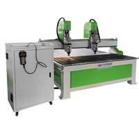 Routeur CNC à deux têtes pour le travail du bois 1325 1530 2025 Routeur CNC en bois Machine de routeur CNC de gravure 3d avec deux broches