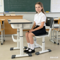 Meubles de classe, ensembles de bureaux et de chaises pour les écoles primaires, style moderne, pliables, en bois, durables