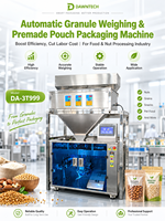 Machine d'emballage automatique de sachets préformés pour grains de café, noix, cacahuètes, graines, granola, aliments pour animaux de compagnie, sachets Doypack à fermeture éclair
