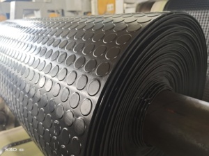 Alfombra <span class=keywords><strong>de</strong></span> <span class=keywords><strong>Goma</strong></span> SBR Circular Gris con Diseño <span class=keywords><strong>de</strong></span> Monedas en Rollo <span class=keywords><strong>para</strong></span> Base <span class=keywords><strong>de</strong></span> Silla - Product Image 3