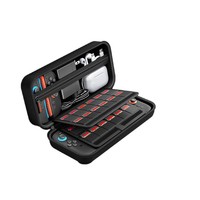 Étui de transport en nylon 1680D imperméable pour Switch 2, sac de rangement pleine grandeur anti-collision avec organisateur de cartes de jeu