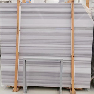 Diseño moderno <span class=keywords><strong>Marmara</strong></span> Equator Losa de mármol blanco Venas rectas de alto pulido Característica impermeable Precios de losa grande - Product Image 2