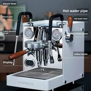 Macchina per Espresso a Doppio Uso con Montalatte Professionale e Manometro in Tempo Reale per Uso Domestico e Caffetteria - Product Image 4