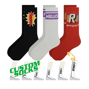 FREE DESIGN &amp; MOCKUP <strong>Custom</strong> Sox <strong>Manufacturers</strong> Design Own Logo Casual <strong>Sock</strong> Customized Cotton Crew <strong>Socks</strong> for Men - Product Image 6