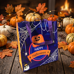 KIM DUC KD0805-02 High Quality Non-Woven Cartoon Shopping <b>Bag</b> <b>Medium</b> <b>Size</b> Customizable Halloween Design Reusable Promotional - Product Image 3