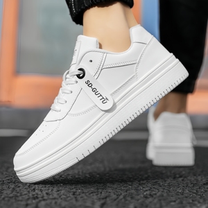 Zapatos de Skateboard para Hombre que Aumentan la Estatura 2024, Ligeros, Cómodos, Modernos, Blancos, con Cordones, Estilo Deportivo - Product Image 4