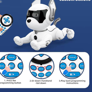 Giocattoli per cani interattivi alimentati Ai giocattoli per programmi educativi multifunzionali Robot con controllo remoto - Product Image 3