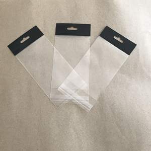 Vietnam résistance aux chocs adhésif cadeau en-tête auto-adhésif Transparent Opp emballage imprimé sac en plastique transparent - Product Image 2