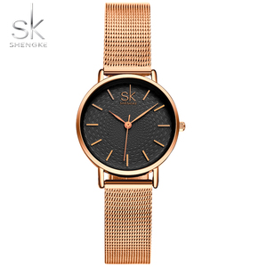 <span class=keywords><strong>Reloj</strong></span> Shengke de Lujo Ultrafino para Mujer, <span class=keywords><strong>Reloj</strong></span> de Cuarzo con Correa de Malla Plateada, <span class=keywords><strong>Reloj</strong></span> de Pulsera para Mujer, <span class=keywords><strong>Reloj</strong></span> de Mujer K0006 - Product Image 2