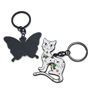 Customized 2D 3D <b>Keychains</b> <b>Personalized</b> Logo Zinc Alloy with Soft Hard Enamel Keyrings Souvenirs - Product Image 1