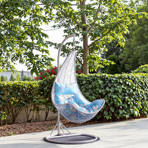 Modern Indoor Villa Rattan Patio Swing Chair <b>for</b> Kids <b>for</b> <b>Garden</b> <b>Pool</b> Bedroom Courtyard Outdoor Hotels Parks Schools - Product Image 1
