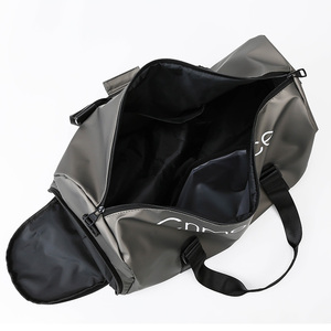 Moda Logo personalizzato impermeabile <span class=keywords><strong>donna</strong></span> uomo <span class=keywords><strong>borsa</strong></span> <span class=keywords><strong>sportiva</strong></span> da viaggio borse da viaggio per palestra a spalla di grande capacità con scomparto per scarpe - Product Image 3