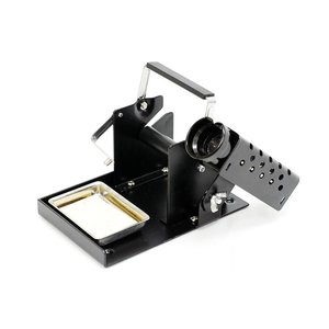 Support de fer à souder avec support de bobine de soudure pour utilisation sur le poste de travail de réparation électronique - Product Image 3