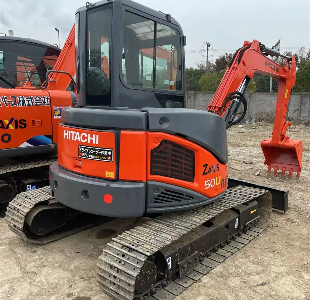 90% new mini high quality good condition Hitachi ZX50U 5 ton excavator